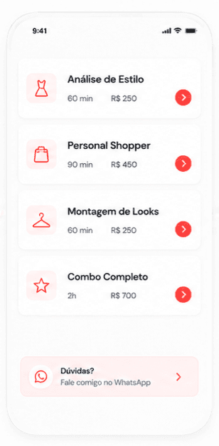 Escolha do serviço